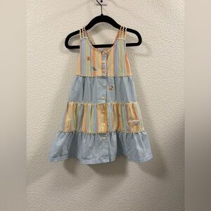 Le Top size 3T butterfly and goose pastel dress